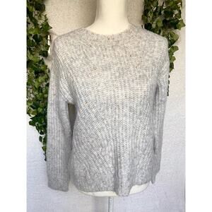 NWT Copper Key Grey Knit Crew neck Long Sleeve Sweater Juniors Medium